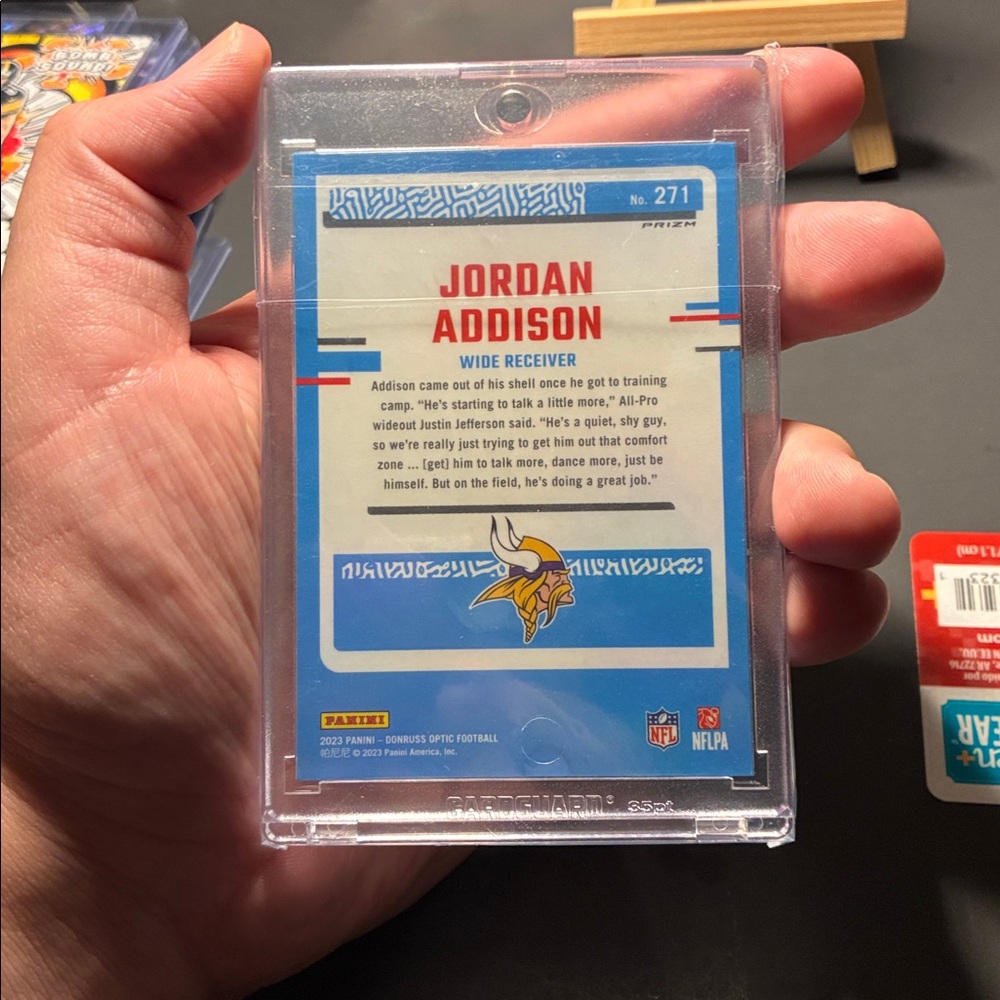Panini Optic Rated Rookie Card - Jordan Addison - Picture 3 of 3